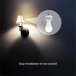 Esenlite 2-pack Invisible Motion Activated Retrofit Smart Bulb Sockets In White. Fixed Price $51.97.