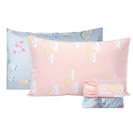 Salt Earth 100% Cotton 210tc Kids Bedsheet, Twin Fitted Sheet, Toddler Bed, 4.... Fixed Price $58.18.