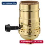 L&m Lamp Socket Replacement, E26 Threaded Base, Turn Knob For On/off Light Setti. Fixed Price $14.85.