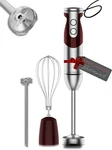 3- In-1 Immersion Hand Blender, Powerful Motor & Stainless Steel 3 In 1 Red. Fixed Price $48.64.