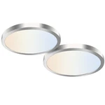 Hykolity 2 Pack 12 Inch Selectable Cct Led Round Flat Panel Light, 24w. Fixed Price $50.06.