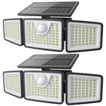 Daphino 2500lm Solar Lights Outdoor With Motion Sensor,3 Head 270 Wide Angle.... Fixed Price $31.42.