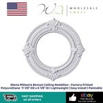 Ekena Millwork Benson Ceiling Medallion Factory Primed Polyurethane Light Weight. Fixed Price $49.99.