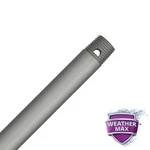 Hunter Matte Silver All Weather Downrod Ceiling Fan Accessories Various Sizes. Fixed Price $59.99.