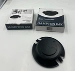 Qty 2 Hampton Bay Linear Track Power Feed 1004 612 907 Black Finish 2400 Watt. Fixed Price $17.49.