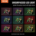 Vevor Led Lighted Liquor Bottle Display Bar Shelf Rf & App Control 24" 3-step. Fixed Price $130.77.