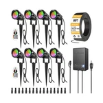 Zuckeo All-in-one Rgbw Landscape Lighting Kit, 5w Color Changing Low Voltage .... Fixed Price $163.12.