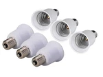 (6-pack) Spiritled E17 To E26 / E27 40mm X 59mm, White Color-6pcs /pack. Fixed Price $12.41.
