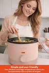 Bella 1.5 Qt Slow Cooker With 3 Heat Manual Control, Ceramic Nonstick Coating,. Fixed Price $15.00.