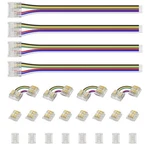 Pautix 12mm Connectors For Rgb+cct Cob Led Strip Light,6-pin Solderless White. Fixed Price $14.69.