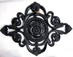 Ekena Millwork Quentin Urethane Ceiling Medallion - Black Pearlup For Auction Is. Fixed Price $35.99.