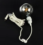 Ikea Hemma Cord 15'5" Set With Light Bulb E26 370lm Sillbo White. Fixed Price $32.98.