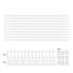 Uimoso 10-pack 6.6ft/2m V-shape Led Aluminum Channel Withdiffuser For Strips. Fixed Price $51.20.
