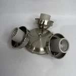 Replacement *light Kit Only*- Clarkston Ii 44" Indoor Ceiling Fan, Brushed Nick. Fixed Price $19.99.