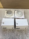 6" Recessed Can Light White Metal Baffle Wtrim Replces Halo 310w R/par30 4-pack. Fixed Price $19.99.