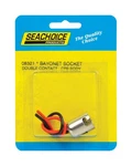 Seachoice 8321 12v Chrome-plated Brass Bayonet Light Socket With 4 In. Wire Lead. Fixed Price $11.24.