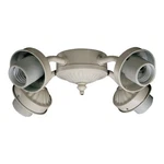 Quorum International 2444-cfl Off White 4 Bulb Fluorescent Fan Light Kit. Fixed Price $89.00.