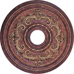 Livex Lighting 8200-63 Ceiling Medallion In Verona Bronze W Gold Leaf Accents. Fixed Price $139.00.