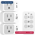 Remote Control Outlet, Tessan Electrical Light Switch, Plug In Wall With On. Fixed Price $42.40.