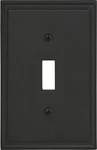 Amerock Bp36514 Bronze/black Mulholland Single Switch Outlet Wall Plate. Fixed Price $17.12.