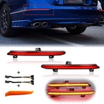 Pgtopone Smoked Lens Rear Fog Light Bumper Reflector Brake Tail Sequential Fl.... Fixed Price $53.04.