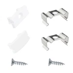 24pcs Led Channel Metal Mounting Clips End Caps For Strip Lig.... Fixed Price $15.77.