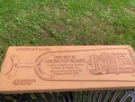 Vintage Hunter Original 36 Ceiling Fan Blades Model22299 Antique White Cane Nos. Fixed Price $98.00.
