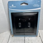 Liberty Black 2-gang Toggle Wall Plate (1-pack) Model # 64217 Brainerd. Fixed Price $7.99.