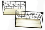 Mkono Floating Wall Mounted Beige/light Brown Small Shelf Set Jjbgtj001 Nos. Fixed Price $28.39.