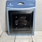 Brainerd Liberty 2-gang Toggle Wall Plate - Black 64217 1 Pack New. Fixed Price $7.99.