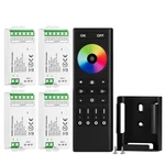 Wireless Rf Remote Control 2.4ghz 4pc Rgbw Led Strip Controller Kit Btf. Fixed Price $104.99.