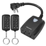 Dewenwils Outdoor Wireless Remote Control Outlet 2 Independent Sockets. Fixed Price $19.99.