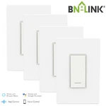 Bn-link 4 Pack Wifi Smart In-wall Light Switch Timer With Alexa & Google. Fixed Price $36.99.