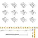 12pack 2pin 10mm Led Strip Corner Connectors Solderless Transparency T L Shap.... Fixed Price $23.55.