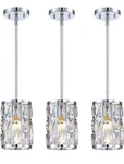Mexo Modern Crystal Pendant Light Fixture 3-pack. Fixed Price $71.49.