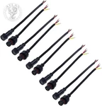 Alitove 5 Pairs 3 Pin Core Waterproof Ip65 Male Female Plug Led Connector With. Fixed Price $17.16.