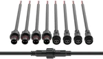 2 Pin Electrical Connector 18awg Ip65 Male Female 7.87in/20cm Extensio. Fixed Price $25.66.
