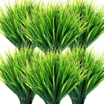 40 Bundles Artificial Grasses Outdoor Uv Resistant Fake Plants No Fade Faux G.... Fixed Price $40.12.