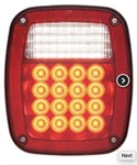 Optronics Stl60rlb 57 Led Red Combination Stop/turn/tail/backup/license Light. Fixed Price $55.87.