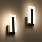Joosenhouse Modern Led Wall Sconces Up And Down Mount Light Black 3000k .... Fixed Price $80.49.