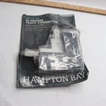 Hampton Bay Linear Track Right Angle Coupler With White And Black Cover 2400w. Fixed Price $6.58.