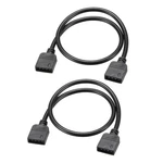 Uxcell Rgb Splitter Cable Female To 4 Pin Extension 0.30 Meter, Black. Fixed Price $9.11.