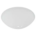 White Ceiling Fan Light Cover Replacement Glass Shade Bowl Globe Frosted Paint. Fixed Price $32.99.