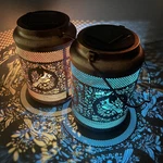 Hgrxijtz Solar Garden Colorful Lanterns Hollow Metal Lamp Waterproof Outdoor. Fixed Price $62.05.