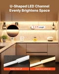 20-pack Led Aluminum Channel U Shape 3.3ft W/ Milky Cover Mounting Clips. Fixed Price $54.99.