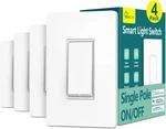 Treatlife Smart Light Switch Single Pole Works With Alexa,.... Fixed Price $57.11.