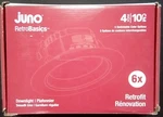 Juno Lighting Rb4s Sww5 Cp6 M2 Pack Of (6) Retrobasics 4" /10cm - White. Fixed Price $40.49.