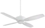 Minka Aire New Era 52" Ceiling Fan - White 4-blade Remote Control. Fixed Price $379.00.