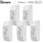Sonoff Basicr4 Wifi Smart Light Switch 10a Diy Module Ewelink App Control 5packs. Fixed Price $49.99.