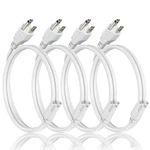 Jesled T8 T5 4ft Led Tube Light Fixture 4-pack Ac Power Cord Us Plug Garage Work. Fixed Price $44.81.